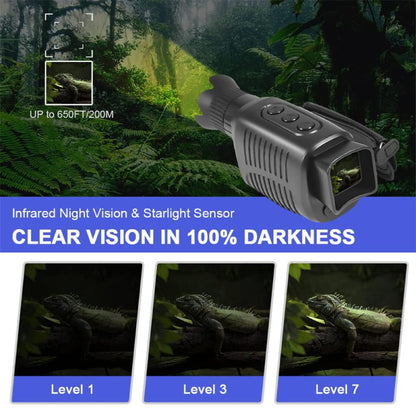 FYY NV4100 Monocular Night Vision TFT LCD screen for 100% darkness