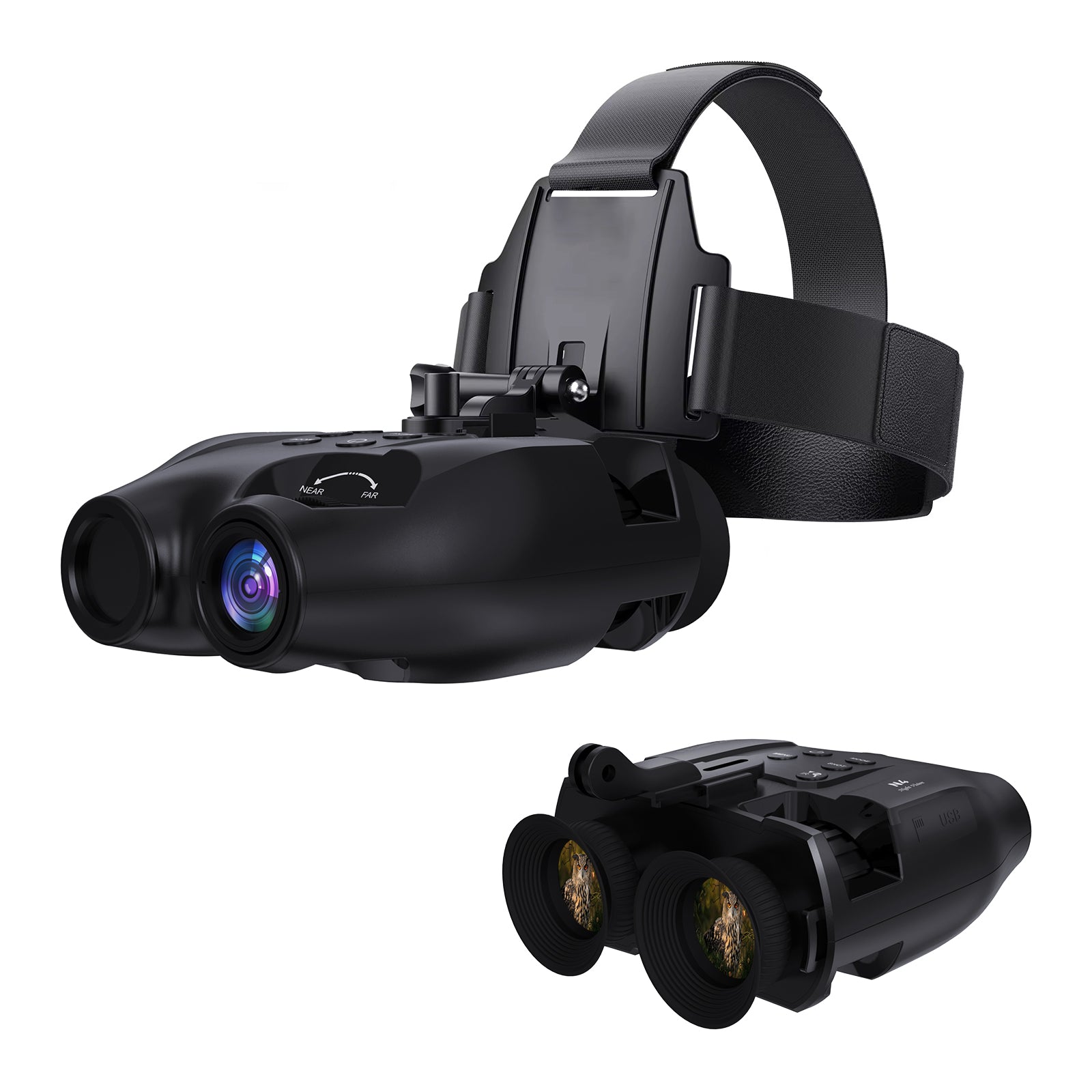 N4 Head-Mounted Nano-Strong Infrared High-Definition Night Vision Binoculars