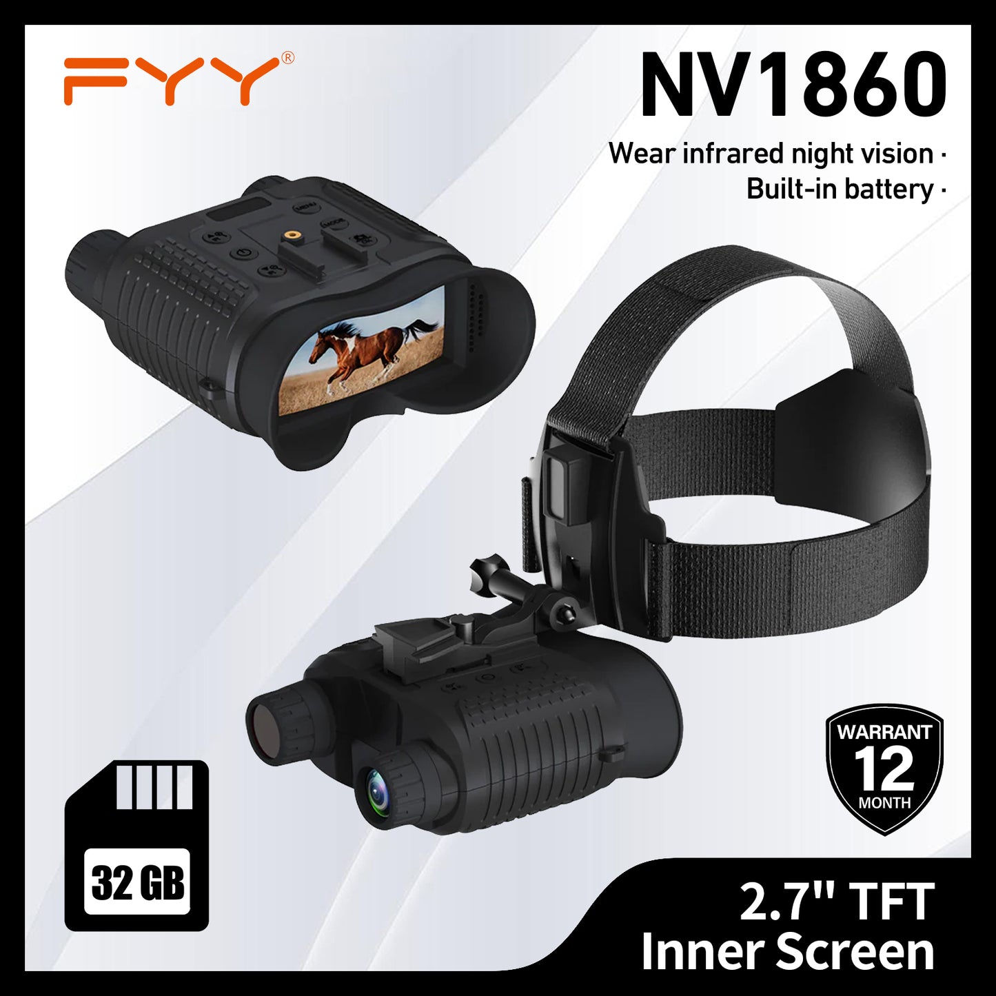 FYY NV1860 Binoculars Night Vision Device